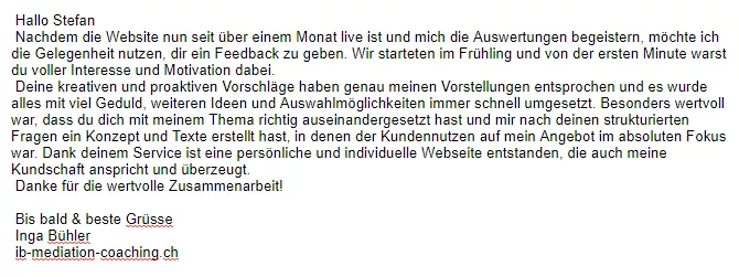 Feedback-Inga-Bühler Feedback-Inga-Bühler